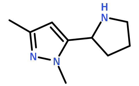 1,3-dimethyl-5-pyrrolidine-2-yl-pyrazole