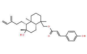 8ALPHA-羟基赖百当-13(16)，14-二烯-19-基对羟基肉桂酸酯