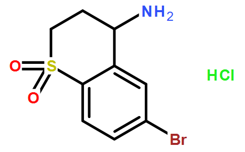 4-Amino-6-bromothiochroman 1,1-dioxide hydrochloride