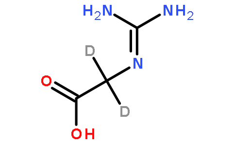 胍基乙酸-d2氘代内标(cas:1173020-63-7 结构式图片