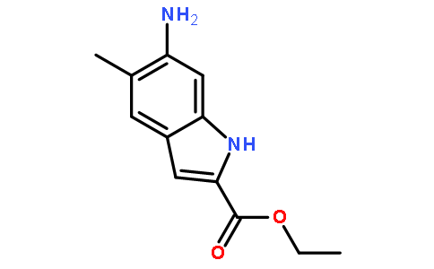 1H-Indole-2-carboxylic acid, 6-amino-5-methyl-, ethyl ester