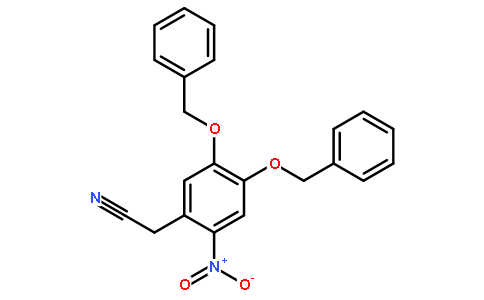 3,4-苄氧基-6-硝基苯乙腈