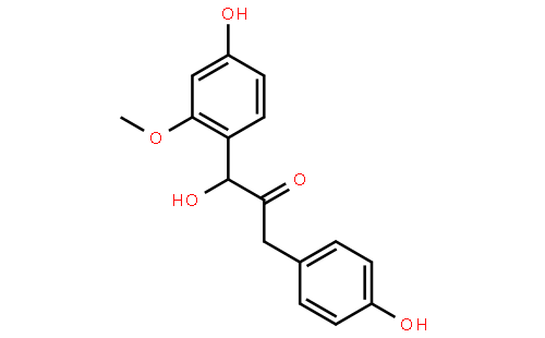 1-Hydroxy-1-(4-hydroxy-2-methoxyphenyl)-3-(4-hydroxyphenyl)propan-2-one