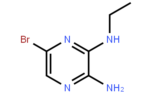 2-Amino-5-bromo-3-(ethylamino)pyrazine