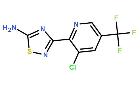 3-(3-Chloro-5-(trifluoromethyl)pyridin-2-yl)-1,2,4-thiadiazol-5-amine
