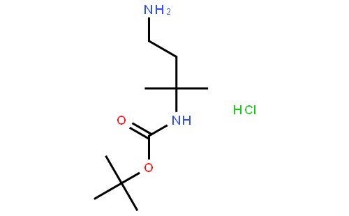 tert-Butyl (4-amino-2-methylbutan-2-yl)carbamate hydrochloride