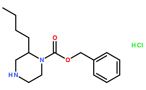 Benzyl 2-butylpiperazine-1-carboxylate hydrochloride
