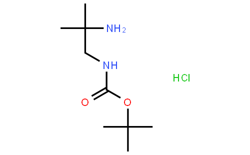 氨基甲酸，N-（2-氨基-2-甲基丙基）-，1,1-二甲基乙基酯盐酸盐（1:1）