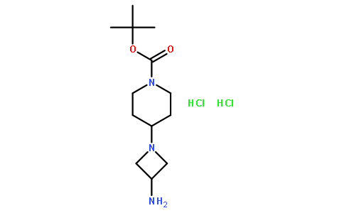 tert-Butyl 4-(3-aminoazetidin-1-yl)piperidine-1-carboxylate dihydrochloride