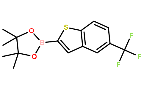 4,4,5,5-Tetramethyl-2-(5-(trifluoromethyl)benzo[b]thiophen-2-yl)-1,3,2-dioxaborolane