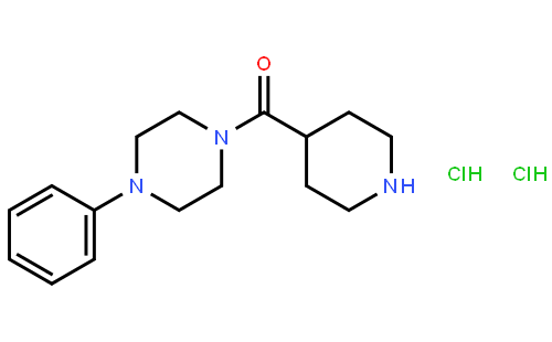 (4-Phenylpiperazin-1-yl)(piperidin-4-yl)methanone dihydrochloride