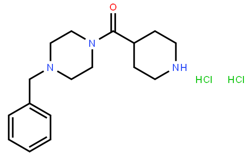 (4-Benzylpiperazin-1-yl)(piperidin-4-yl)methanone dihydrochloride