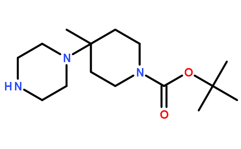 tert-Butyl 4-methyl-4-(piperazin-1-yl)piperidine-1-carboxylate