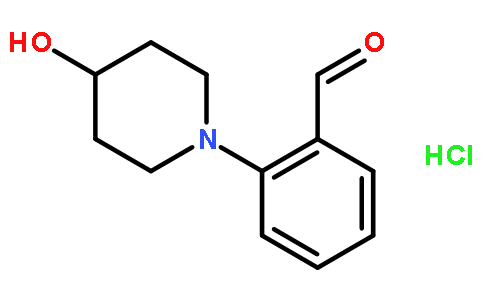 2-(4-Hydroxypiperidin-1-yl)benzaldehyde hydrochloride