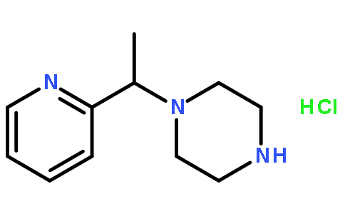 1-[1-(2-Pyridinyl)ethyl]piperazine hydrochloride (1:1)