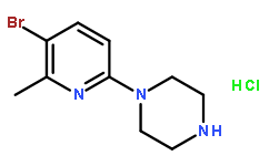 1-(5-溴-6-甲基吡啶-2-基）哌嗪盐酸盐