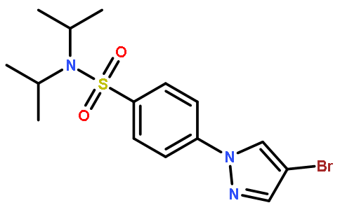 4-(4-Bromo-1H-pyrazol-1-yl)-N,N-diisopropylbenzenesulfonamide
