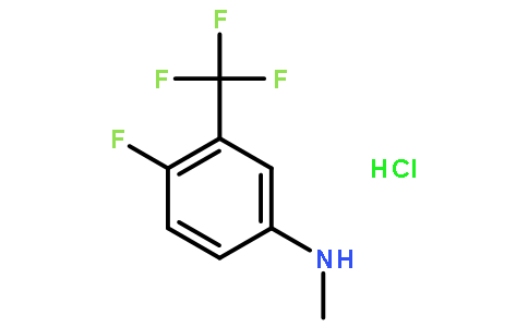N-METHYL 4-FLUORO-3-(TRIFLUOROMETHYL)ANILINE, HCL