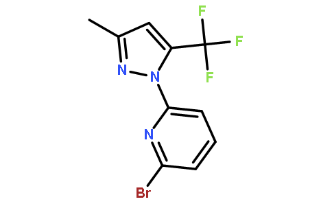2-BROMO-6-(3-METHYL-5-TRIFLUOROMETHYLPYRAZOL-1-YL)PYRIDINE