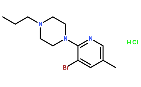 1-(3-Bromo-5-methylpyridin-2-yl)-4-propylpiperazine hydrochloride