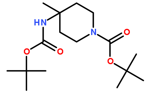 tert-Butyl 4-((tert-butoxycarbonyl)amino)-4-methylpiperidine-1-carboxylate