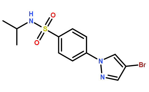 4-(4-Bromo-1H-pyrazol-1-yl)-N-isopropylbenzenesulfonamide