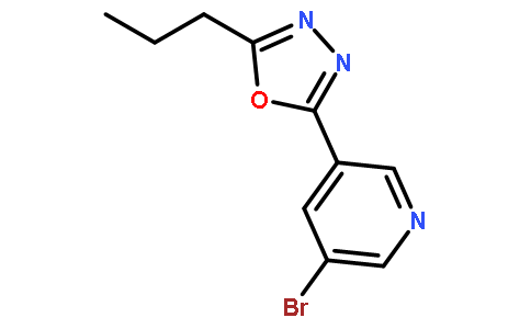 2-(5-Bromopyridin-3-yl)-5-propyl-1,3,4-oxadiazole