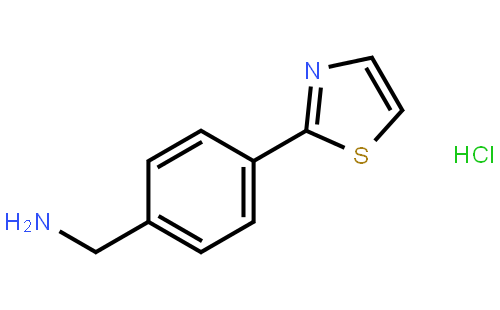 (4-(Thiazol-2-yl)phenyl)methanamine hydrochloride