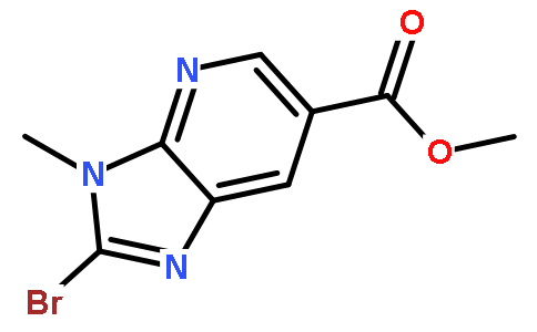 Methyl 2-bromo-3-methyl-3H-imidazo[4,5-b]pyridine-6-carboxylate