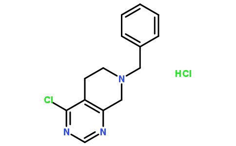 7-Benzyl-4-chloro-5,6,7,8-tetrahydropyrido[3,4-d]pyrimidine hydrochloride