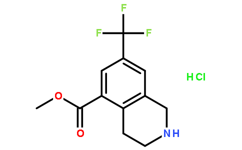 Methyl 7-(trifluoromethyl)-1,2,3,4-tetrahydroisoquinoline-5-carboxylate hydrochloride