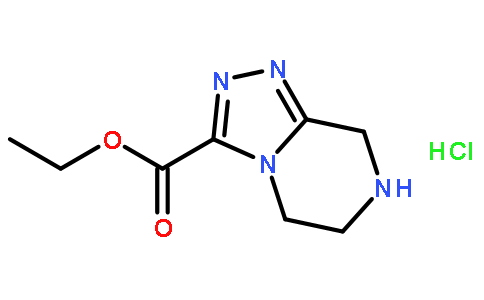 Ethyl 5,6,7,8-tetrahydro-[1,2,4]triazolo[4,3-a]pyrazine-3-carboxylate hydrochloride