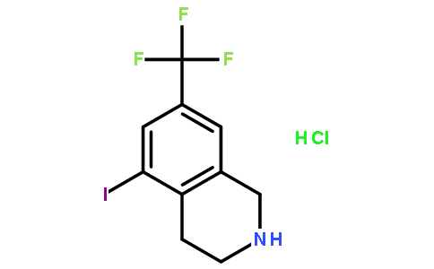 5-Iodo-7-(trifluoromethyl)-1,2,3,4-tetrahydroisoquinoline hydrochloride