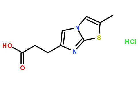 3-(2-Methylimidazo[2,1-b]thiazol-6-yl)propanoic acid hydrochloride