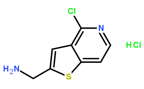 (4-Chlorothieno[3,2-c]pyridin-2-yl)methanamine hydrochloride