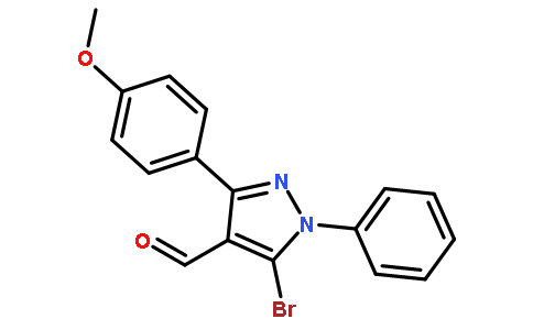 5-Bromo-3-(4-methoxyphenyl)-1-phenyl-1H-pyrazole-4-carbaldehyde