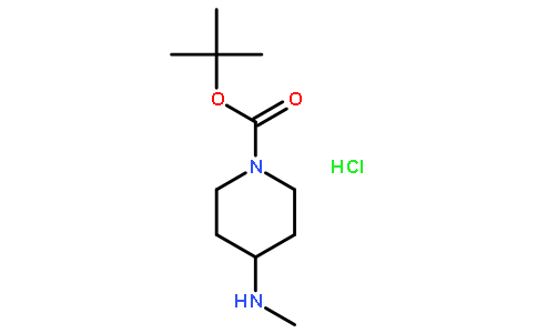 tert-Butyl 4-(methylamino)piperidine-1-carboxylate hydrochloride