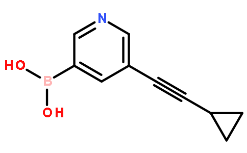 5-(cyclopropylethynyl)pyridin-3-ylboronic acid