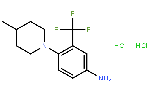 4-(4-Methylpiperidin-1-yl)-3-(trifluoromethyl)aniline dihydrochloride
