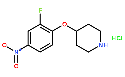 4-(2-Fluoro-4-nitrophenoxy)piperidine hydrochloride