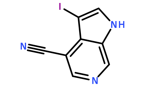 3-Iodo-1H-pyrrolo[2,3-c]pyridine-4-carbonitrile