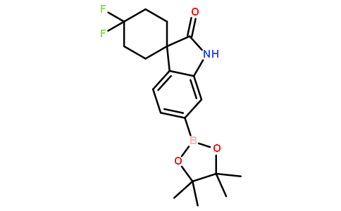 4,4-DIFLUORO-6'-(4,4,5,5-TETRAMETHYL-1,3,2-DIOXABOROLAN-2-YL)SPIRO[CYCLOHEXANE-1,3'-INDOLIN]-2'-ONE