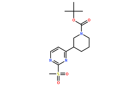 tert-Butyl 3-(2-(methylsulfonyl)pyrimidin-4-yl)piperidine-1-carboxylate