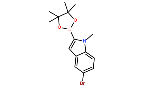 5-Bromo-1-methyl-2-(4,4,5,5-tetramethyl-1,3,2-dioxaborolan-2-yl)-1H-indole