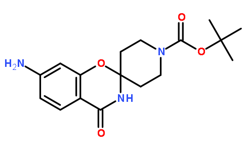 tert-Butyl 7-amino-4-oxo-3,4-dihydrospiro[benzo[e][1,3]oxazine-2,4'-piperidine]-1'-carboxylate