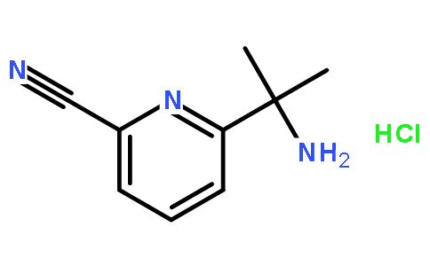 6-(2-Aminopropan-2-yl)picolinonitrile hydrochloride