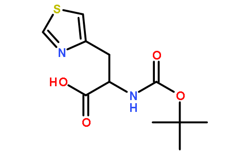 BOC-3-(4-噻唑基)-DL-丙氨酸