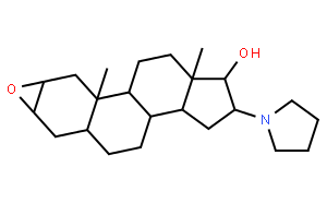 2a,3a-epoxy-16b-(1-pyrrolidinyl)-5a-androstan-17b-ol