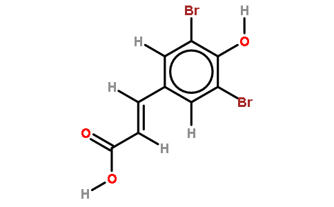3,5-dibromo-4-hydroxycinnamic acid