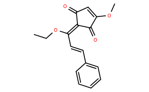 2-(1-Ethoxy-3-phenylallylidene)-4-methoxycyclopent-4-ene-1,3-dione